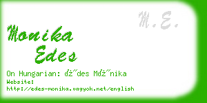 monika edes business card